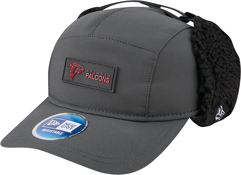 Atlanta Falcons 2025 Sideline Cold Weather Steel Clouds Runner Dogear Adjustable Hat