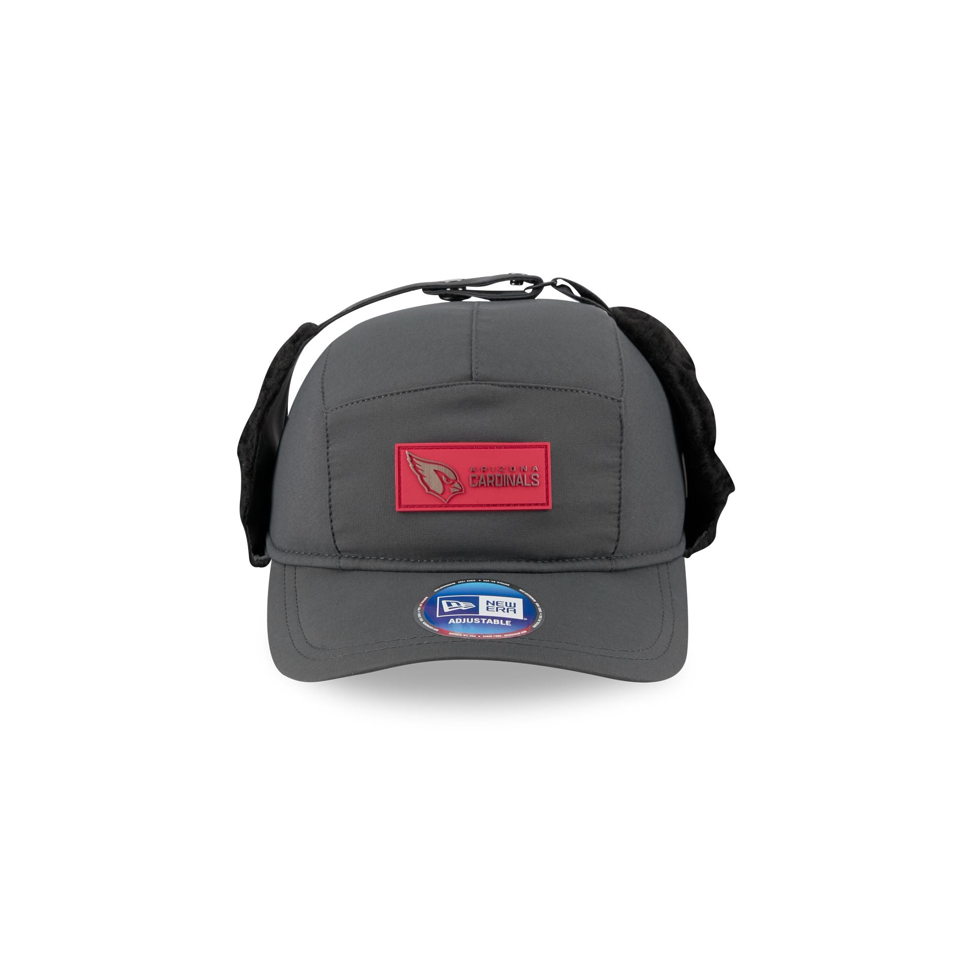 Arizona Cardinals 2025 Sideline Cold Weather Steel Clouds Runner Dogear Adjustable Hat