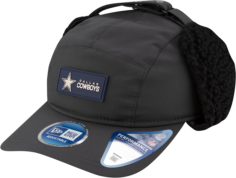 Dallas Cowboys 2025 Sideline Cold Weather Steel Clouds Runner Dogear Adjustable Hat