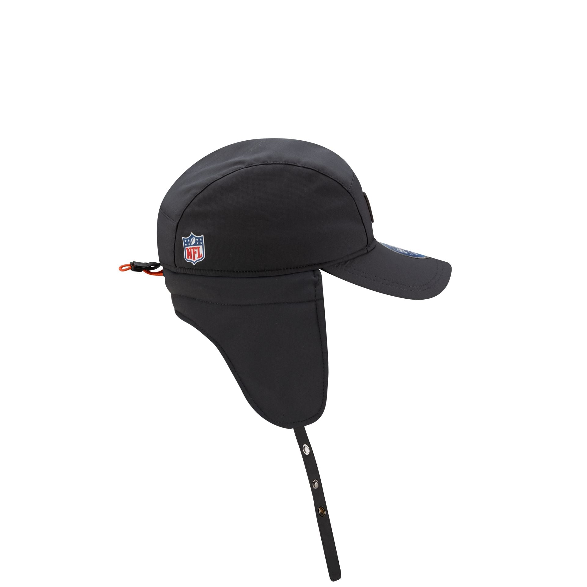 Cleveland Browns 2025 Sideline Cold Weather Steel Clouds Runner Dogear Adjustable Hat