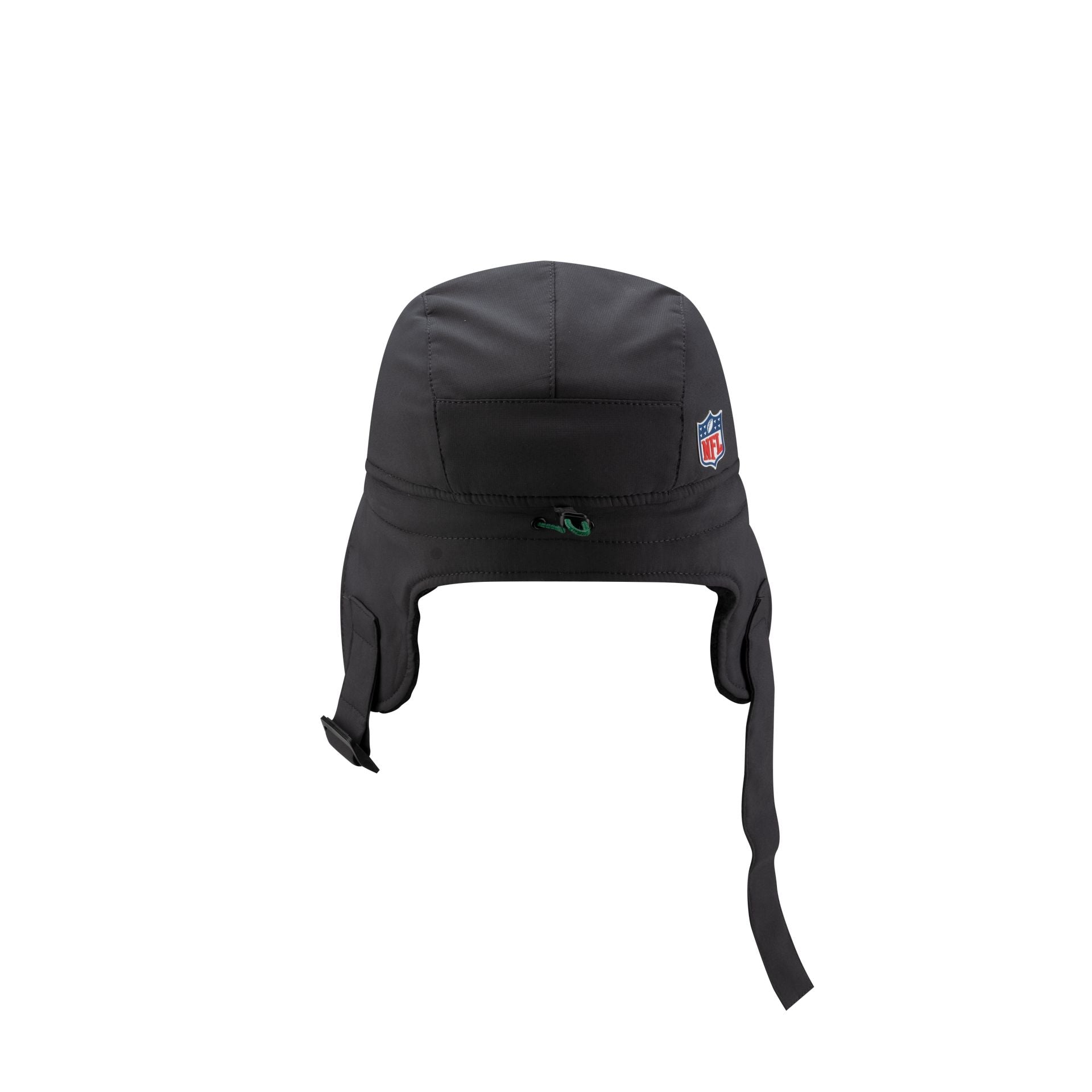 New York Jets 2025 Sideline Cold Weather Steel Clouds Runner Dogear Adjustable Hat