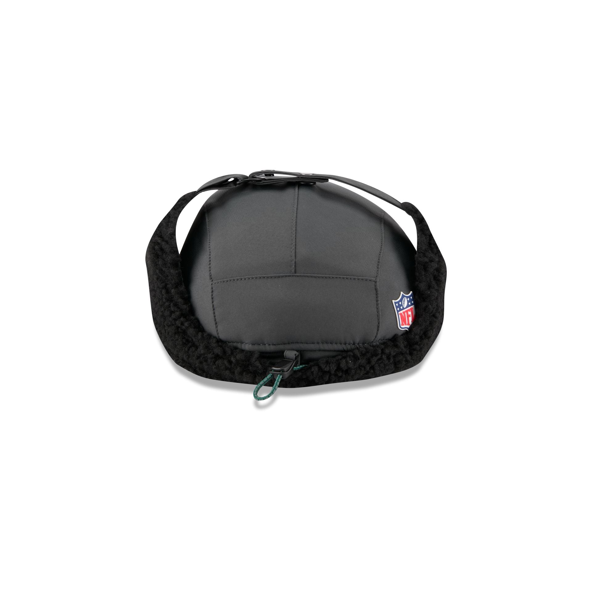 New York Jets 2025 Sideline Cold Weather Steel Clouds Runner Dogear Adjustable Hat