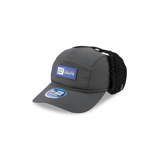 New York Giants 2025 Sideline Cold Weather Steel Clouds Runner Dogear Adjustable Hat - New Era Cap