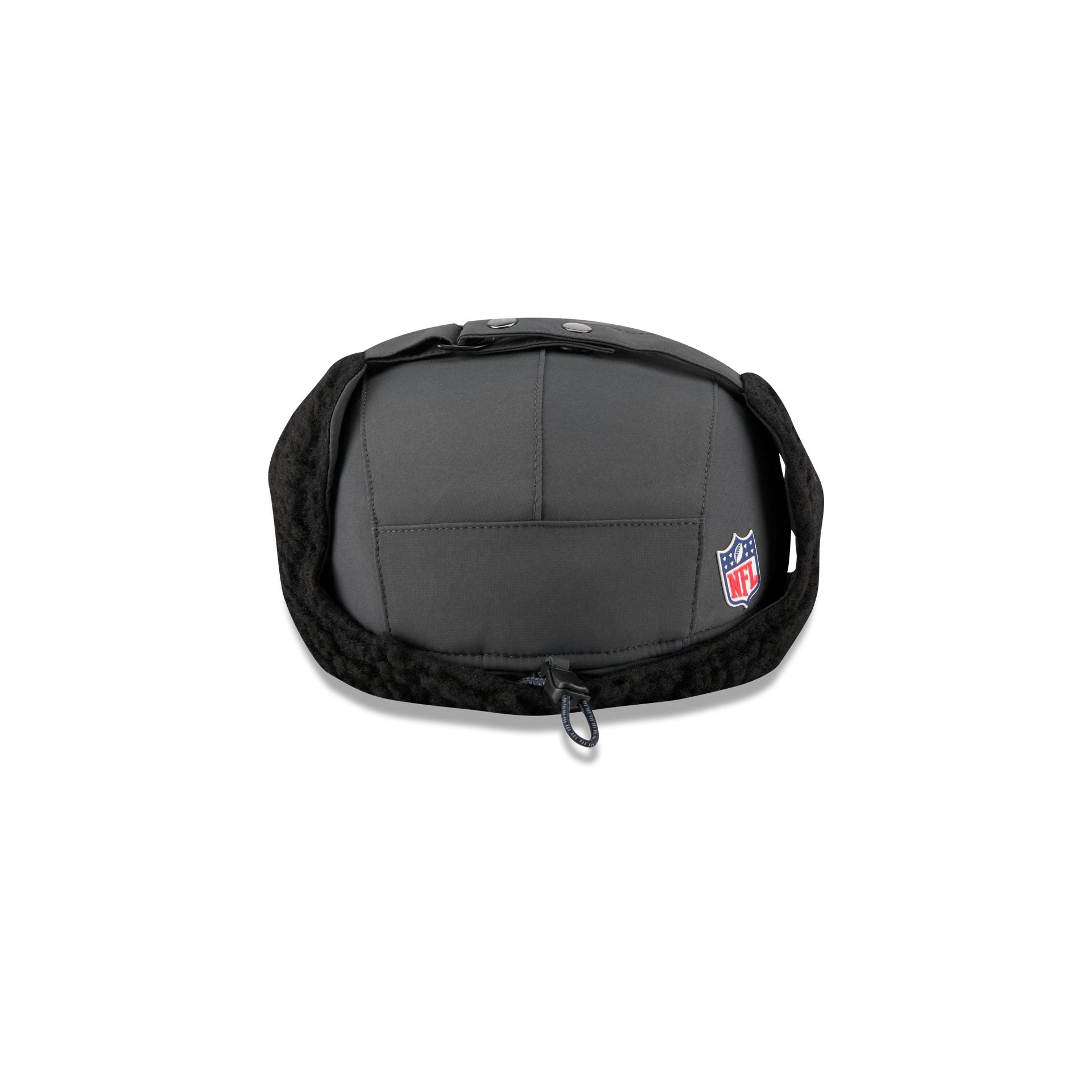 New England Patriots 2025 Sideline Cold Weather Steel Clouds Runner Dogear Adjustable Hat