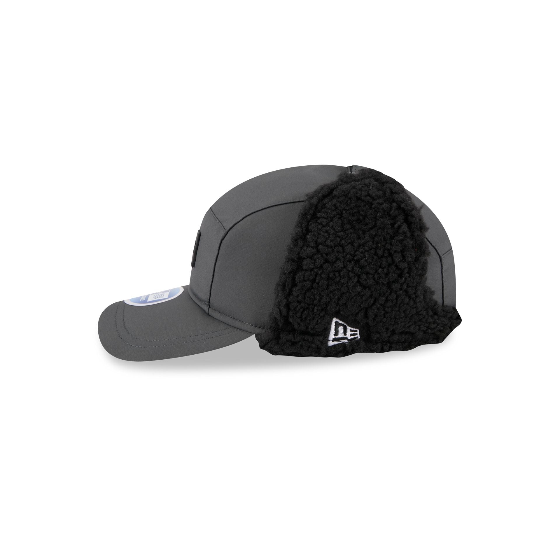 Las Vegas Raiders 2025 Sideline Cold Weather Steel Clouds Runner Dogear Adjustable Hat