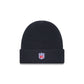 Arizona Cardinals 2025 Sideline Cold Weather Steel Clouds Cuff Knit Beanie