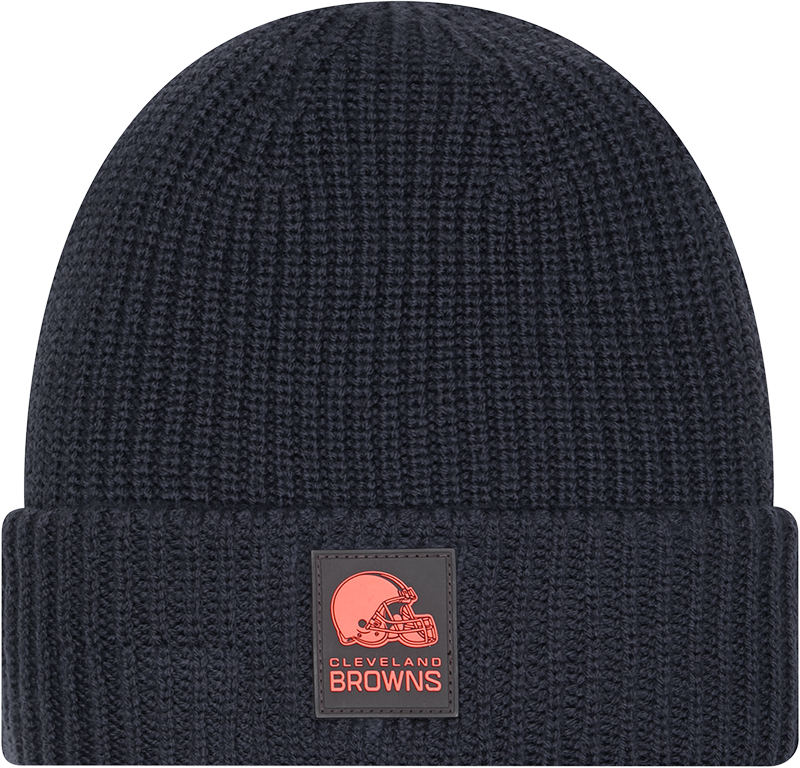 Cleveland Browns 2025 Sideline Cold Weather Steel Clouds Cuff Knit Beanie