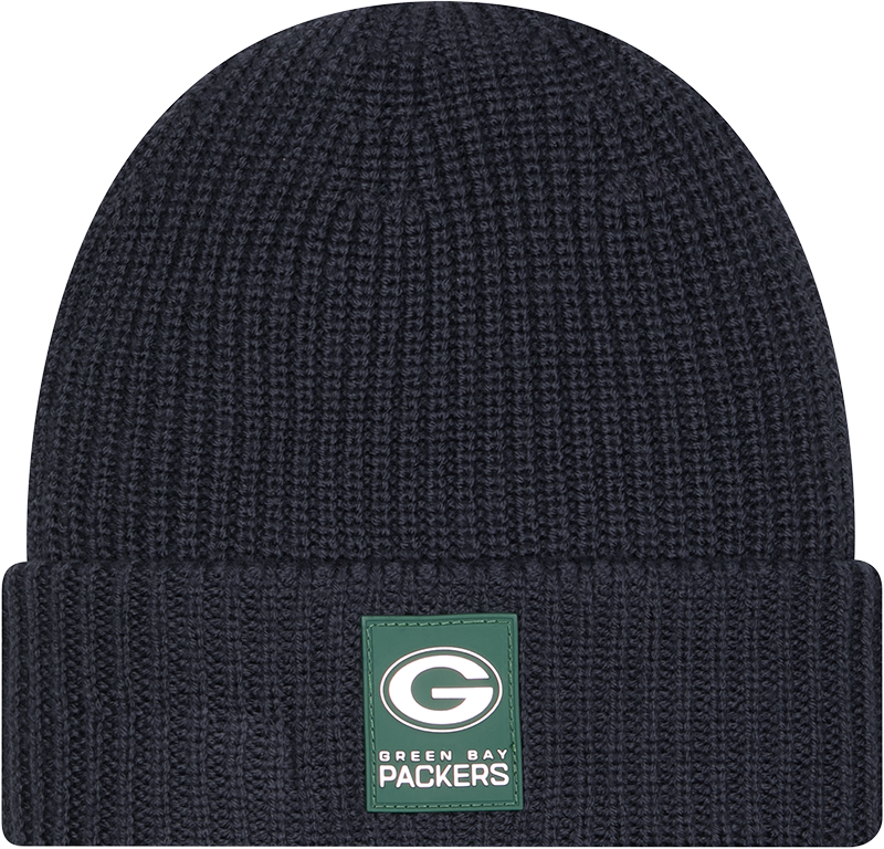 Green Bay Packers 2025 Sideline Cold Weather Steel Clouds Cuff Knit Beanie