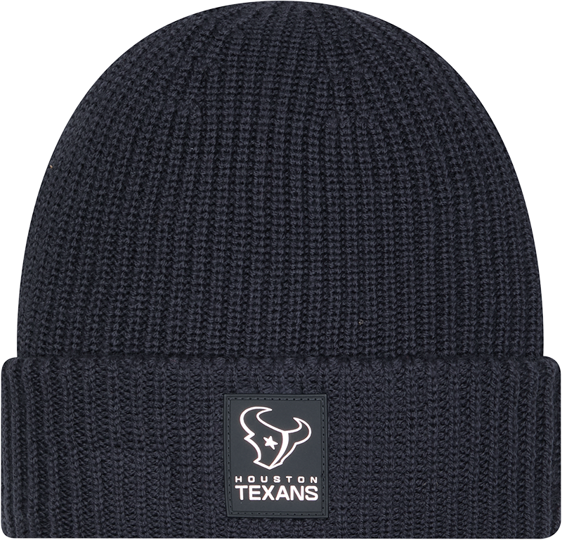 Houston Texans 2025 Sideline Cold Weather Steel Clouds Cuff Knit Beanie
