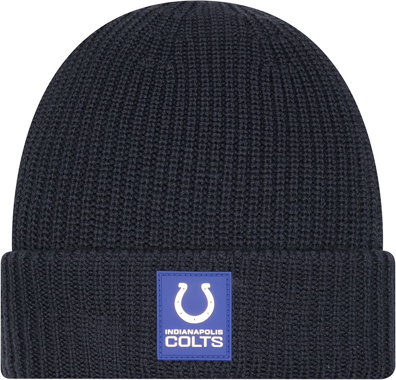 Indianapolis Colts 2025 Sideline Cold Weather Steel Clouds Cuff Knit Beanie