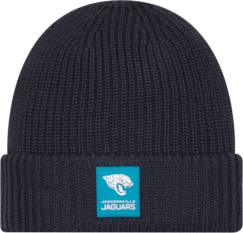 Jacksonville Jaguars 2025 Sideline Cold Weather Steel Clouds Cuff Knit Beanie
