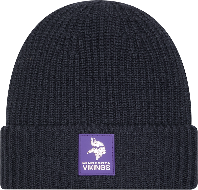 Minnesota Vikings 2025 Sideline Cold Weather Steel Clouds Cuff Knit Beanie