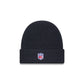 New Orleans Saints 2025 Sideline Cold Weather Steel Clouds Cuff Knit Beanie