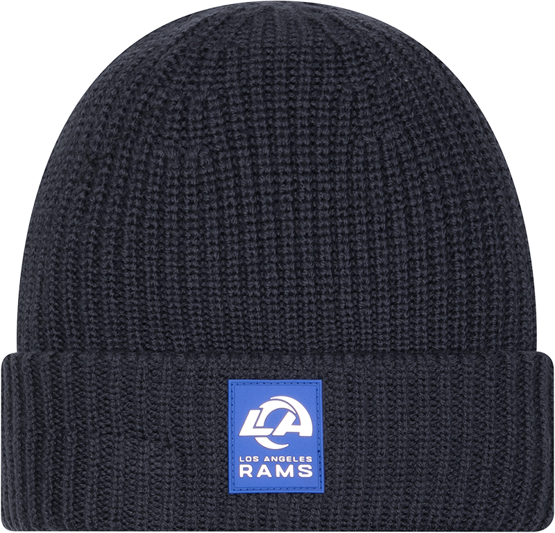 Los Angeles Rams 2025 Sideline Cold Weather Steel Clouds Cuff Knit Beanie