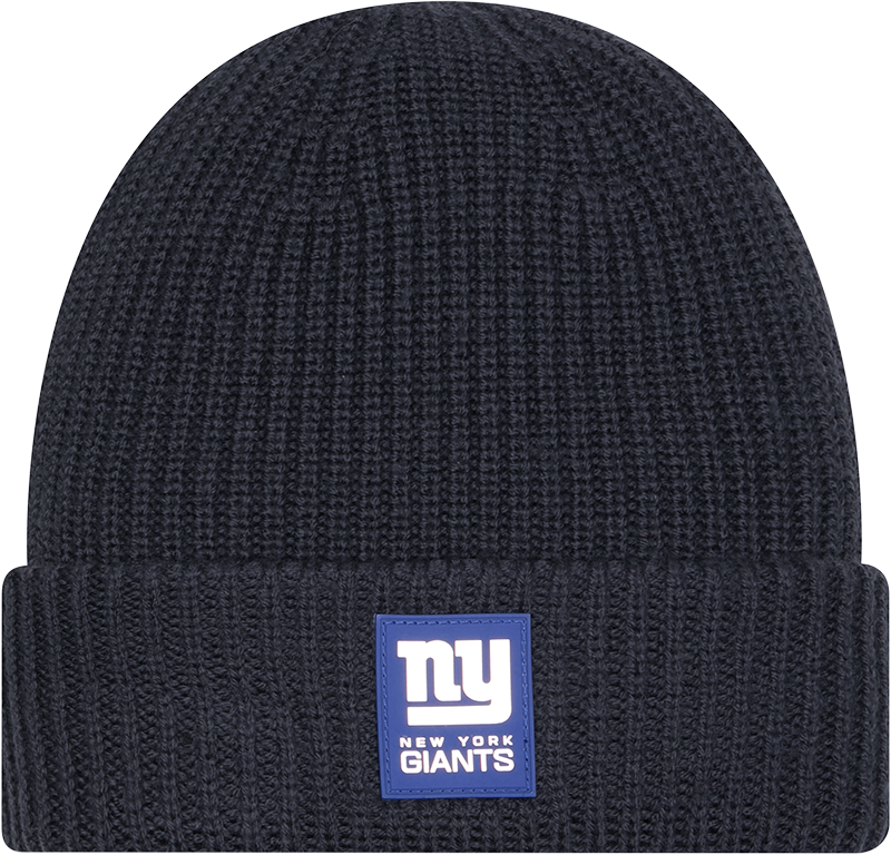 New York Giants 2025 Sideline Cold Weather Steel Clouds Cuff Knit Beanie