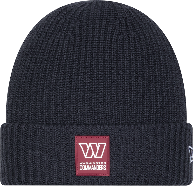 Washington Commanders 2025 Sideline Cold Weather Steel Clouds Cuff Knit Beanie