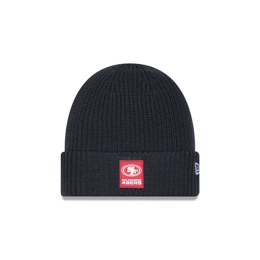 San Francisco 49ers 2025 Sideline Cold Weather Steel Clouds Cuff Knit Beanie - New Era Cap