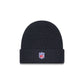 San Francisco 49ers 2025 Sideline Cold Weather Steel Clouds Cuff Knit Beanie