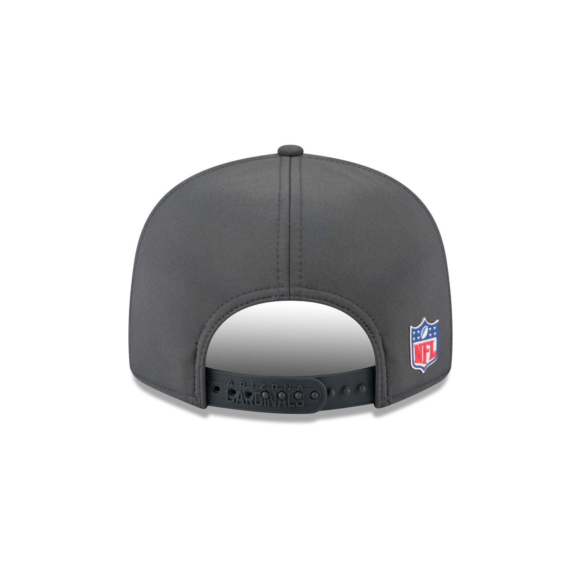 Arizona Cardinals 2025 Sideline Cold Weather Steel Clouds Split Panel 9FIFTY Snapback Hat