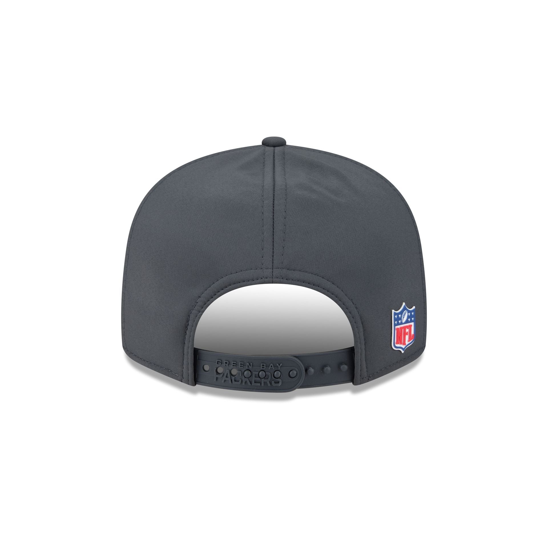 Green Bay Packers 2025 Sideline Cold Weather Steel Clouds Split Panel 9FIFTY Snapback Hat