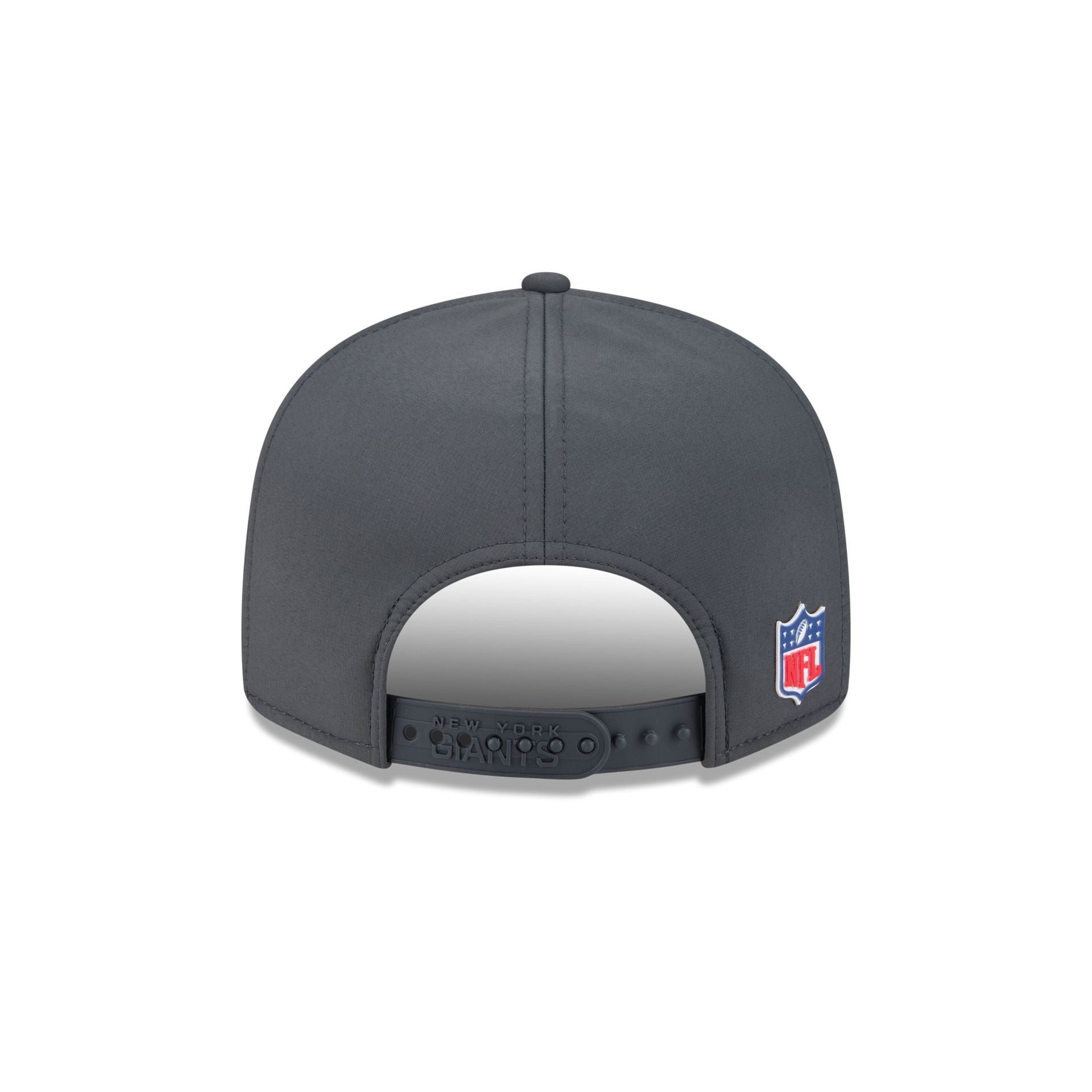 New York Giants 2025 Sideline Cold Weather Steel Clouds Split Panel 9FIFTY Snapback Hat