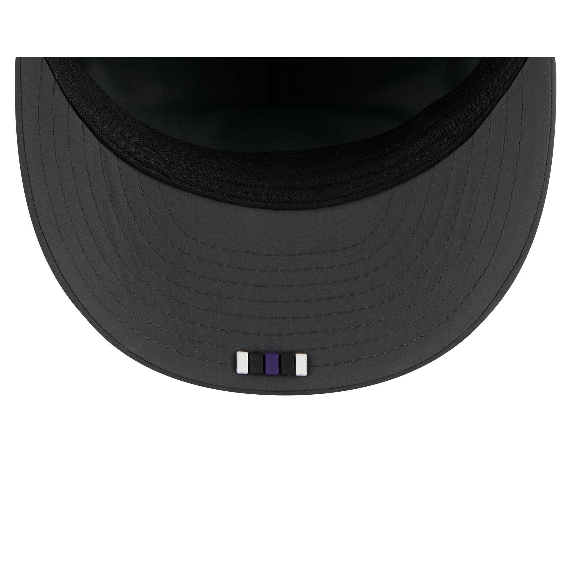 Baltimore Ravens 2025 Sideline Cold Weather Steel Clouds Retro Crown 59FIFTY A-Frame Fitted Hat