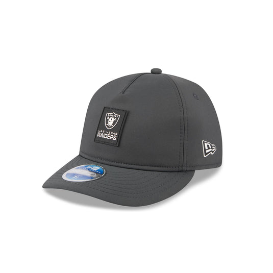 Las Vegas Raiders 2025 Sideline Cold Weather Steel Clouds Retro Crown 59FIFTY A-Frame Fitted Hat - New Era Cap