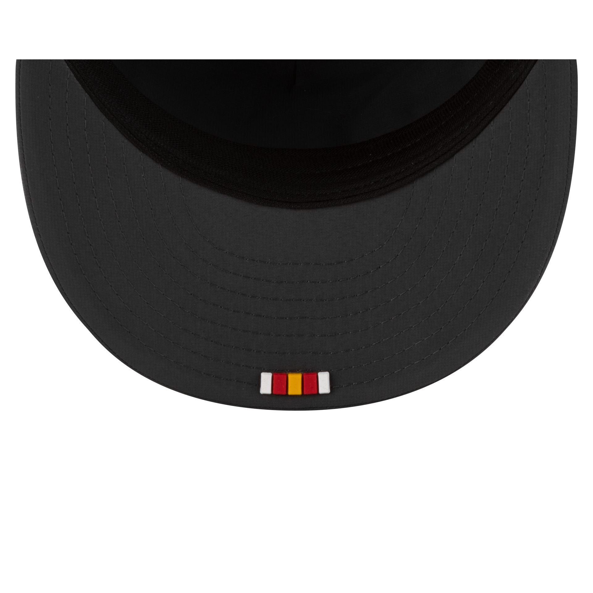 Kansas City Chiefs 2025 Sideline Cold Weather Steel Clouds Retro Crown 59FIFTY A-Frame Fitted Hat