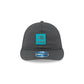 Miami Dolphins 2025 Sideline Cold Weather Steel Clouds Retro Crown 59FIFTY A-Frame Fitted Hat