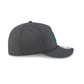 Miami Dolphins 2025 Sideline Cold Weather Steel Clouds Retro Crown 59FIFTY A-Frame Fitted Hat