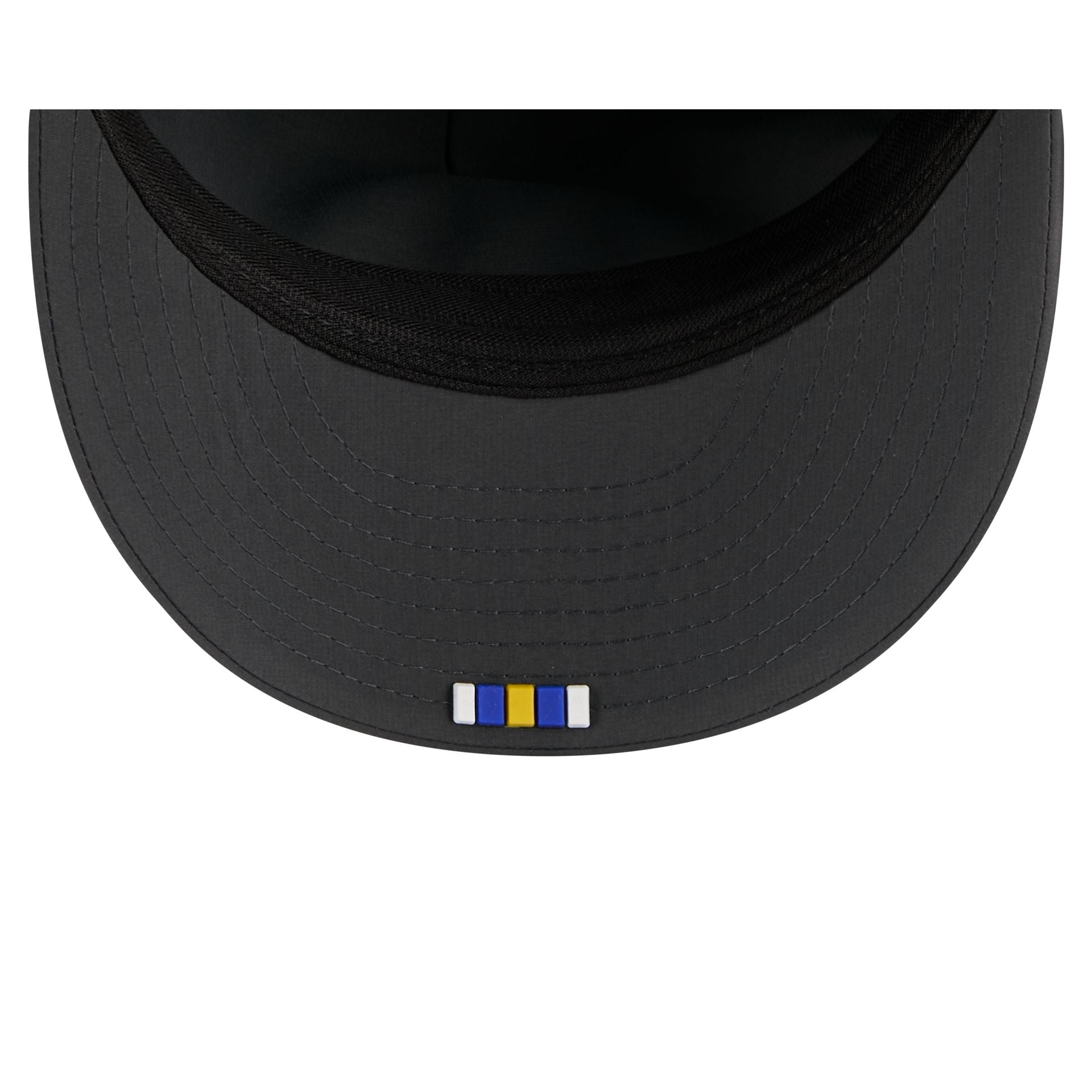 Los Angeles Rams 2025 Sideline Cold Weather Steel Clouds Retro Crown 59FIFTY A-Frame Fitted Hat