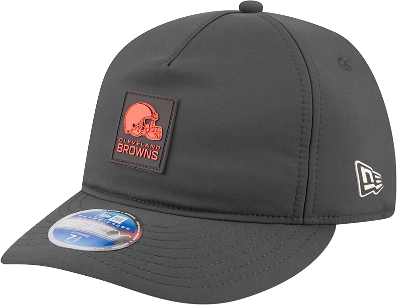 Cleveland Browns 2025 Sideline Cold Weather Steel Clouds Retro Crown 59FIFTY A-Frame Fitted Hat