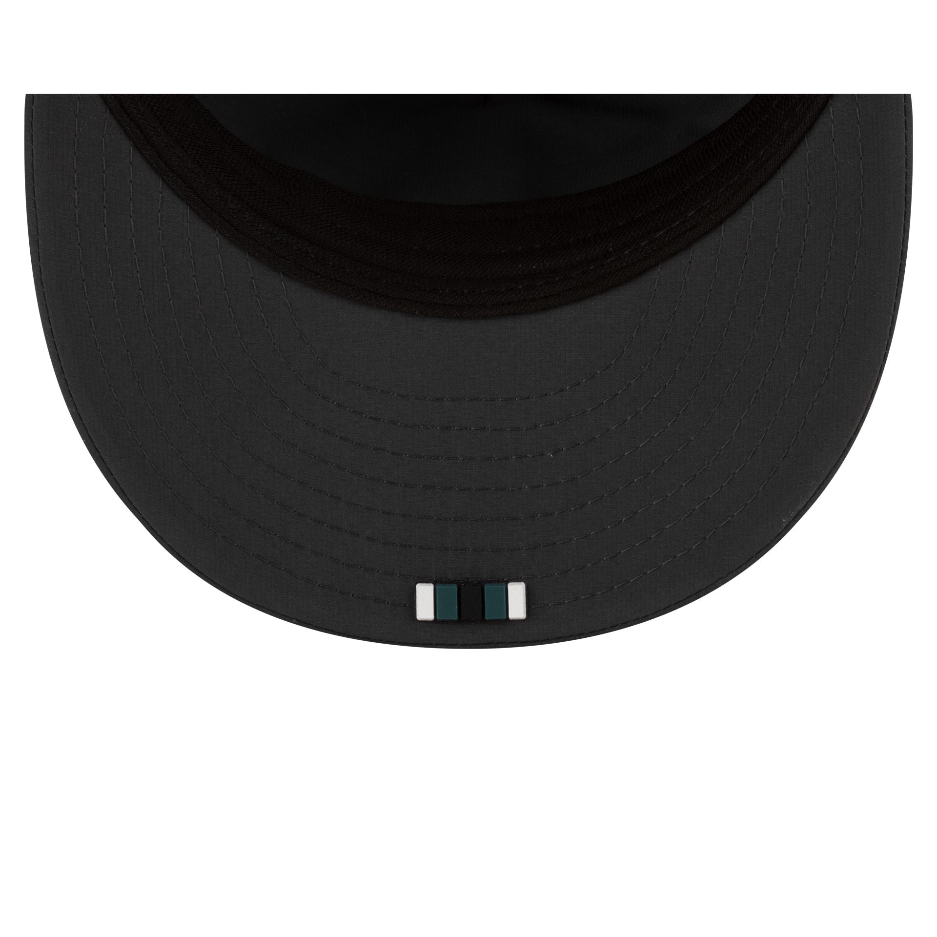 New York Jets 2025 Sideline Cold Weather Steel Clouds Retro Crown 59FIFTY A-Frame Fitted Hat