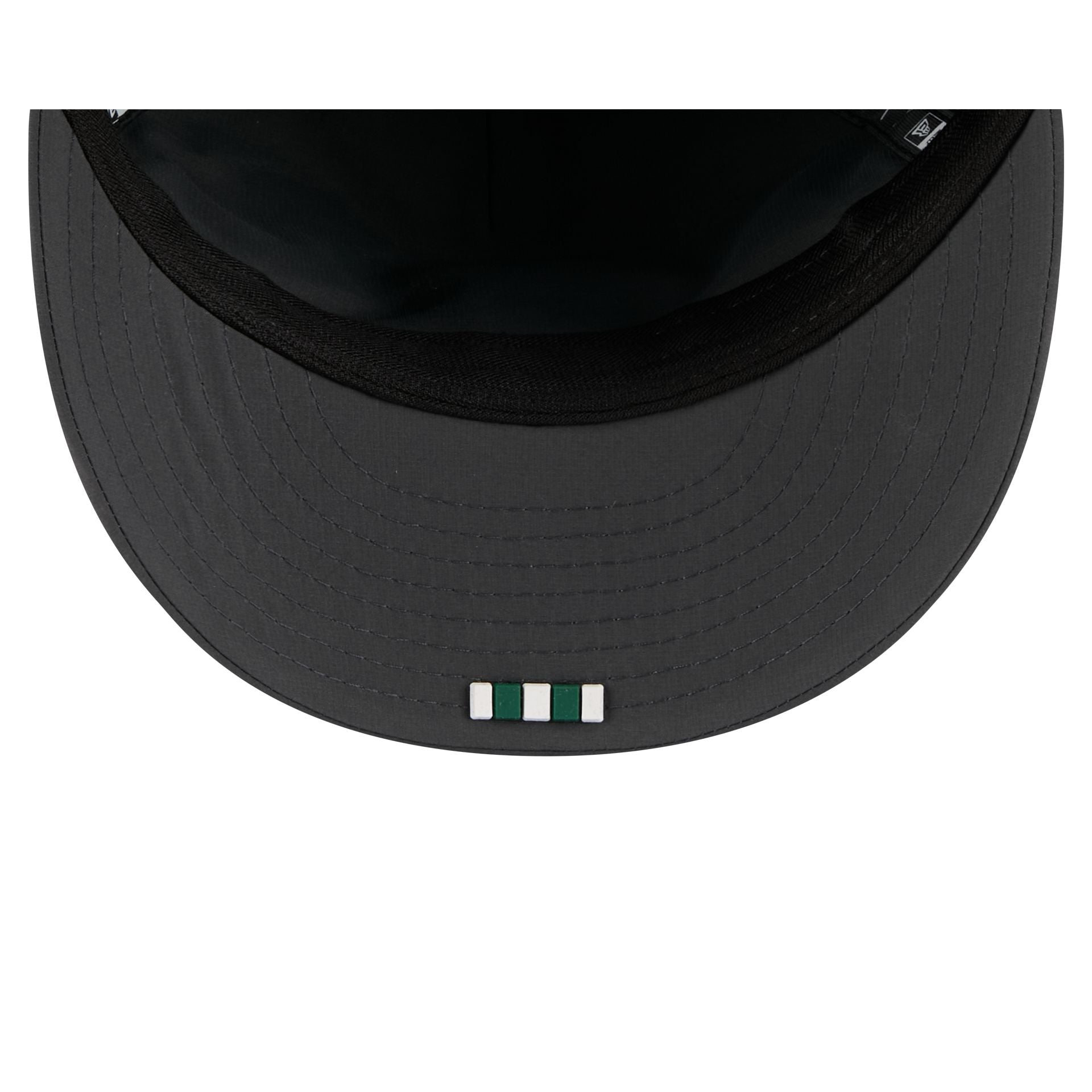 New York Jets 2025 Sideline Cold Weather Steel Clouds Retro Crown 59FIFTY A-Frame Fitted Hat