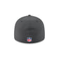 New England Patriots 2025 Sideline Cold Weather Steel Clouds Retro Crown 59FIFTY A-Frame Fitted Hat