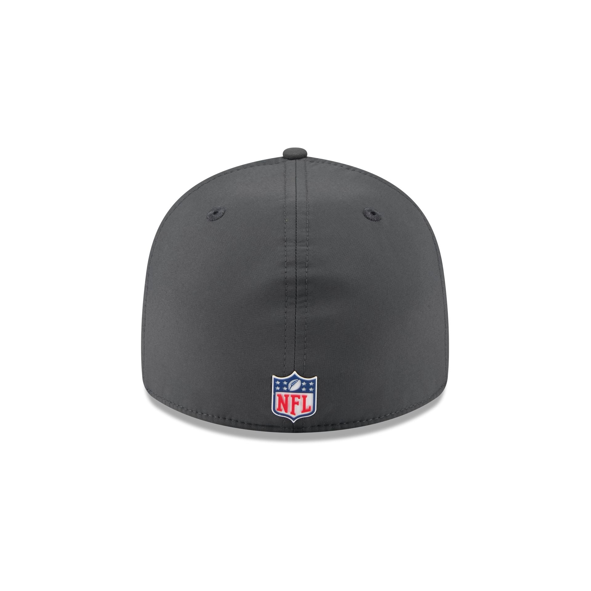 New England Patriots 2025 Sideline Cold Weather Steel Clouds Retro Crown 59FIFTY A-Frame Fitted Hat