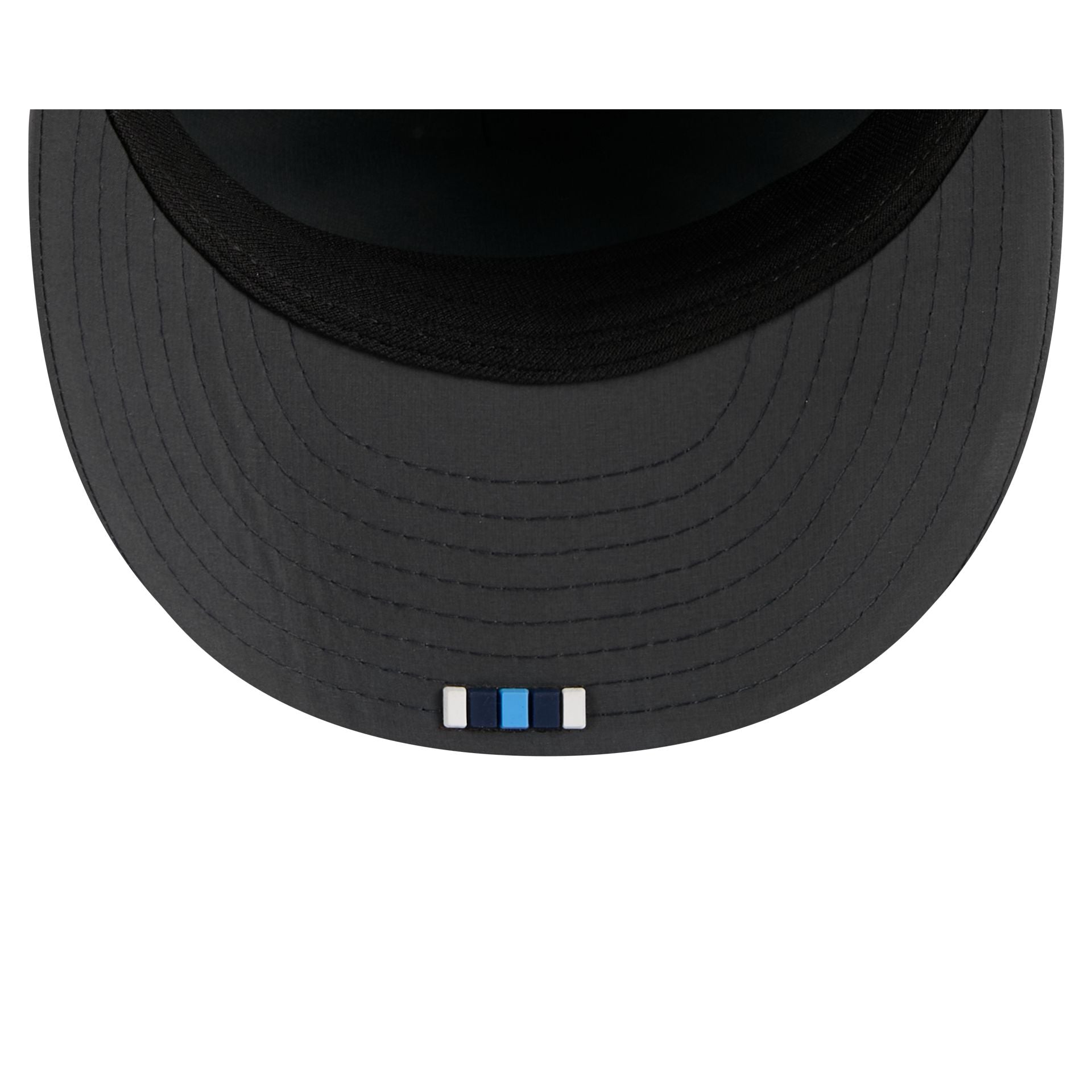 Tennessee Titans 2025 Sideline Cold Weather Steel Clouds Retro Crown 59FIFTY A-Frame Fitted Hat