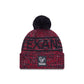 Houston Texans 2025 Sideline Cold Weather Pom Knit Hat