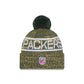 Green Bay Packers 2025 Sideline Cold Weather Pom Knit Hat