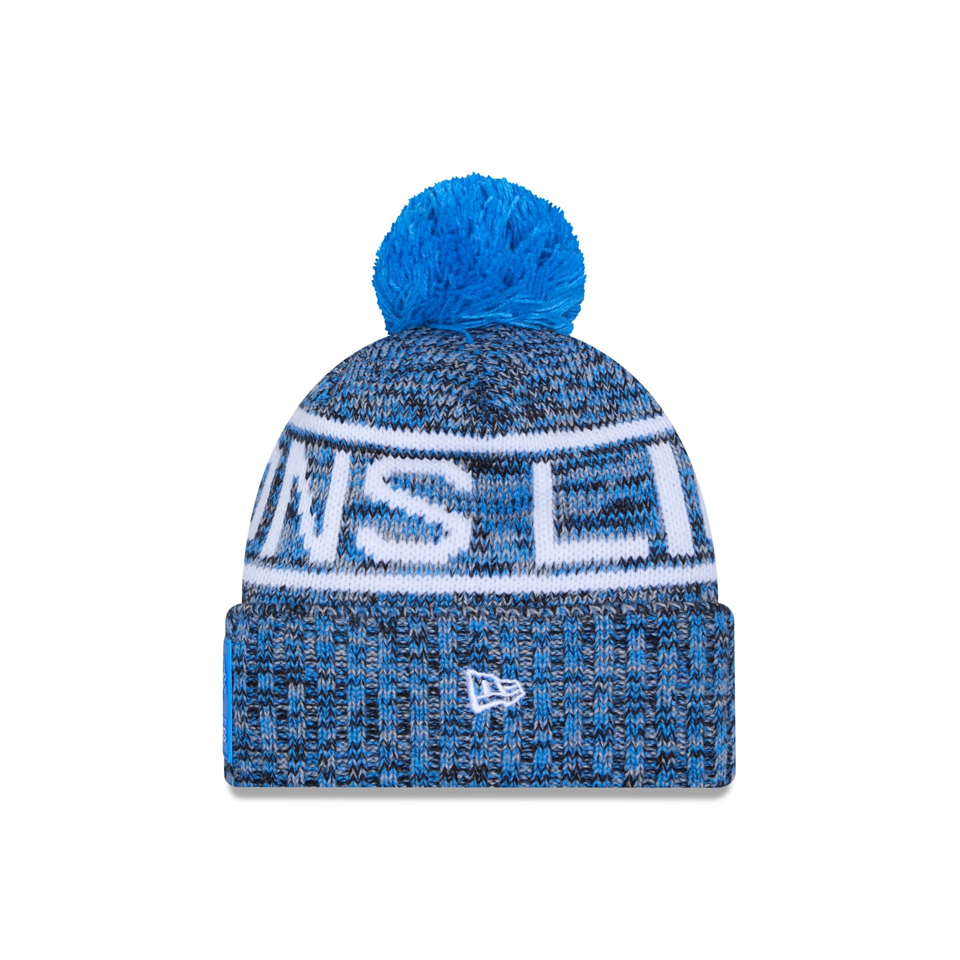 Detroit Lions 2025 Sideline Cold Weather Pom Knit Hat