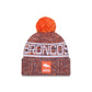 Denver Broncos 2025 Sideline Cold Weather Pom Knit Hat