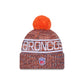 Denver Broncos 2025 Sideline Cold Weather Pom Knit Hat