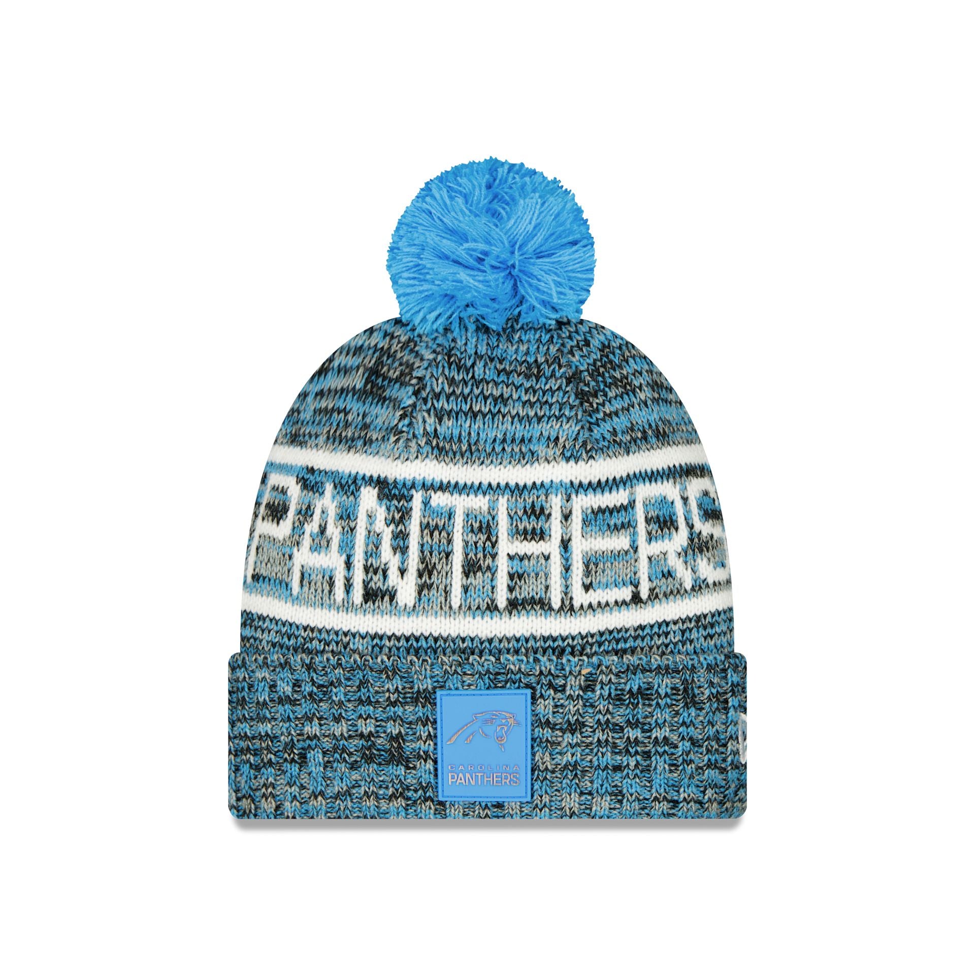Carolina Panthers 2025 Sideline Cold Weather Pom Knit Hat