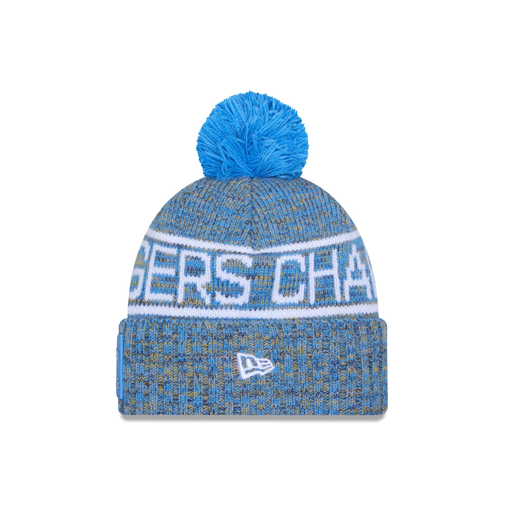 Los Angeles Chargers 2025 Sideline Cold Weather Pom Knit Hat
