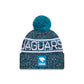 Jacksonville Jaguars 2025 Sideline Cold Weather Pom Knit Hat