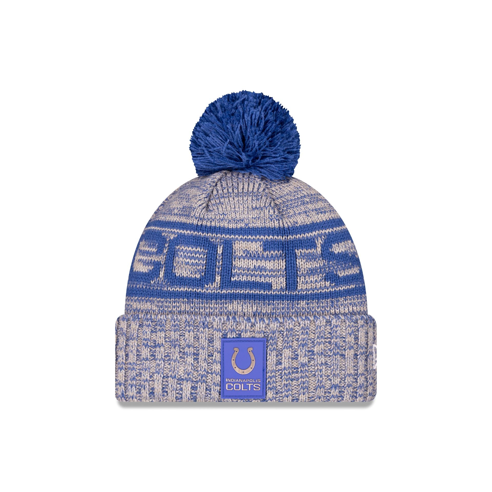 Indianapolis Colts 2025 Sideline Cold Weather Pom Knit Hat – New