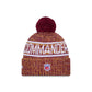 Washington Commanders 2025 Sideline Cold Weather Pom Knit Hat