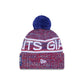 New York Giants 2025 Sideline Cold Weather Pom Knit Hat