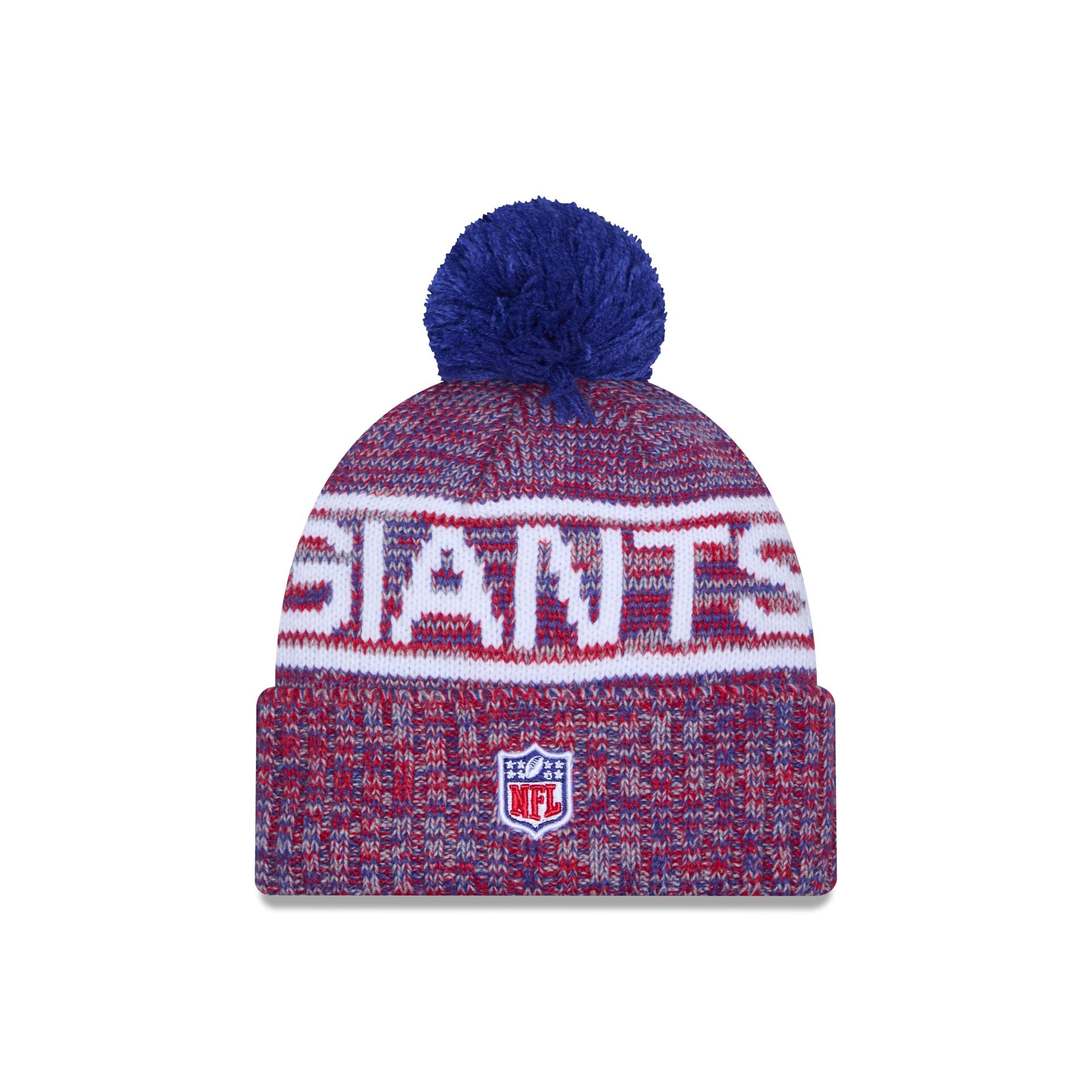 New York Giants 2025 Sideline Cold Weather Pom Knit Hat – New Era Cap