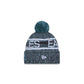Philadelphia Eagles 2025 Sideline Cold Weather Kids Pom Knit Hat